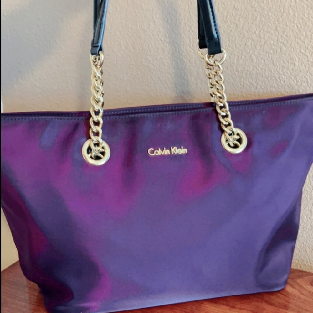 Calvin Klein Purple shoulder bag